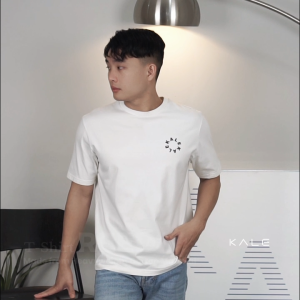 Kale Reed T-shirt Organic Cotton Heavy Weight 16s Korean Boxy Fit