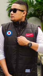 ROMPI FULL BORDIR PARASUT LOGO TIMBUL / Jaket Vest Pria anti air peindung dada biker outdoor