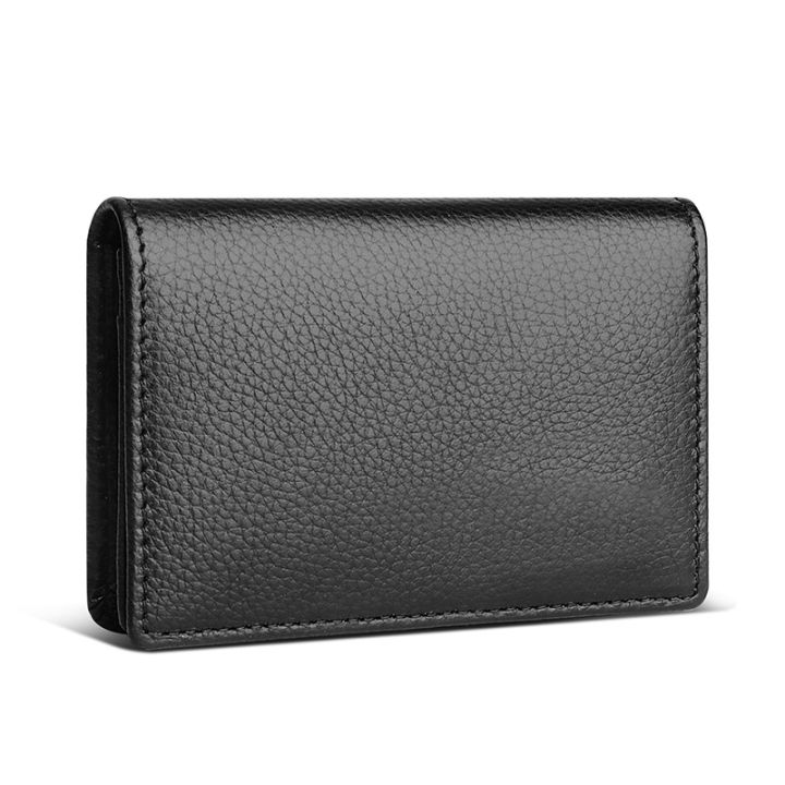 High Quality Cowhide Business Card Holder Simplicity Real Leather ...