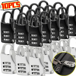 Dizoey 10PCS Password Lock Buckle Portable Handbag Safe Zipper Backpack Lock Anti-theft Code Number Lock for Travel Luggage Security Padlock