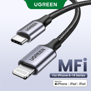UGREEN MFI PD 20W Charger USB C Type-C to Lightning Cable Nylon Braided Fast Charger Data Sync Compatible for iPhone 14 13 Pro Max iPhone 14 Plus iPhone 12 11 Pro Max iPad Pro 10.5 /12.9