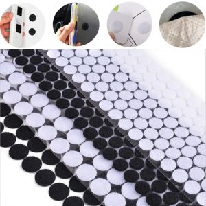 500Pairs Multi Size Magic Dot Sticker Self Adhesive Fastener Tape Dots 10/15/20/25mm Round White and Black Strong Glue Sticker Disc