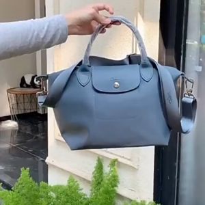 French Original Single Thickened Nylon Dumpling Bag Short Handle Handbag Tote Bag Single Shoulder Crossbody Bag Commuter Waterproof Bag