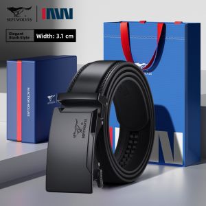 SEPTWOLVES | Genuine Leather Belt High-Quality Fashion Business Trendy