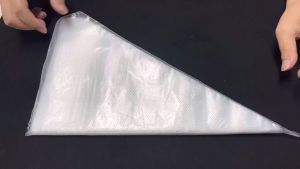 Ecoplanet 100pcs/set Disposable Pastry Bags Cake Decoration Kitchen Icing Food Preparation Bags Cup Cake Piping Tools For Baking