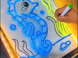 LED Drawing Board Luminous Writing Board Message Board Drawing Board For Kid Acrylic Erasable Drawing Board Drawing Toys