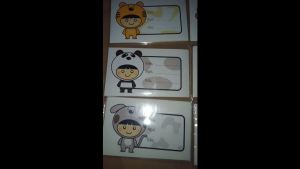 Stiker buku sekolah anak gambar hewan lucu isi 120pc