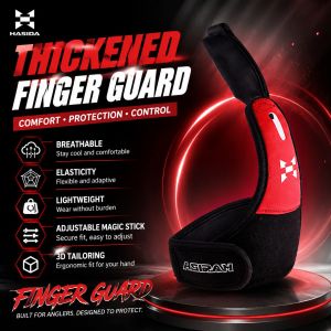 HASIDA Single Finger Fishing Glove Clothing 3D Breathable/Thicken Versions Anti Slippery Adjustable Velco Average Size