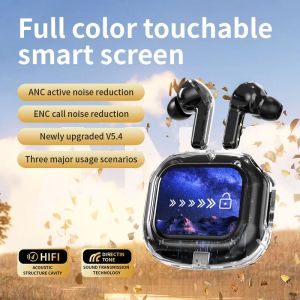 Wireless Bluetooth-compatible Earphones Air31 intelligent Touch Color LCD Screen TWS Earbuds HIFI Noise Reduction Stereo Headset