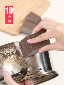 Kitchen Magic Sponge Cleaners Nano Double Sided Frosted Pot Washing Diamond Sand Sponge Scrubber Set of 10 Household Tools