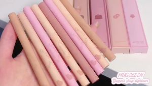 Lip Liner Automatic Rotating Waterproof Long-lasting Lip Lipstick Pen Matte Lipstick