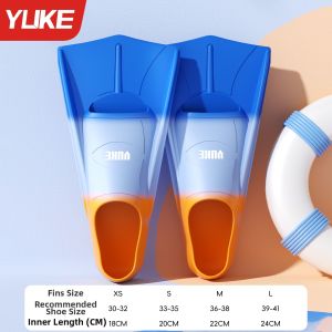 YUKE | Professional Training Childrens Silicone Swimming Fins
