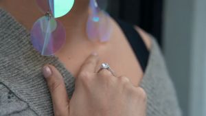 ZOESKY 1.5CT 925 Sterling Silver Fashion jewelry Cubic Zirconia Bridal Rings Sets Oval Cut CZ Engagement Rings Wedding Band for Women Size 3-12