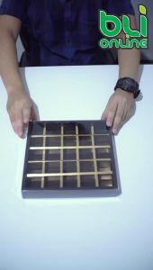 Box Nastar 20x20x3.5 isi 10pcs / Dus Coklat / Kemasan Mochi / Kotak Coklat / Kotak Nastar