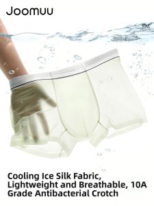 Joomuu | Summer Thin Cool Silky Mens Flat Angle Boxers