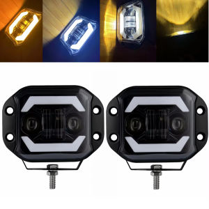 Đèn Pha LED 4 Inch Đèn Spotlight Off-road Đèn Làm Việc 12V 24V Cho Xe Jeep Xe Tải Ô Tô Xe Máy Máy Kéo SUV ATV - Chống Nước IP67 Chùm Tia Kết Hợp