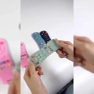 Baby Silicone Teether Soft Silicone TV Remote Control Console Teether Soothing Toys Sensory Toys BPA FREE 婴儿牙胶玩具 Mainan Tumbuh Gigi