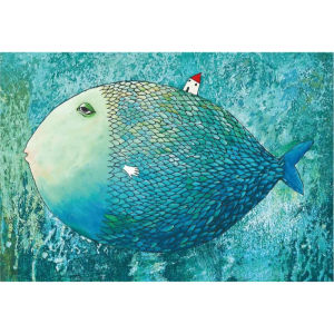 500/1000/1200/2000Pieces Adult Difficult Jigsaw Puzzle Big Fish Famous Painting Stress Reducing Toys Decorative Paintings