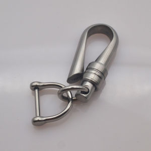 Handmade Stainless Steel 304 Car Keychain Mens Waist Hanging Horse Hoof Key Holder Creative Personalized Lock Key Ring