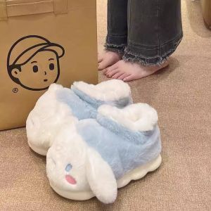 QIAOHUI | Warm and Slip-resistant Womens Cotton Slippers