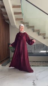 Terbaru Best Seller Khadijah Syari & Kerudung Bella Square Busui Friendly Big Size