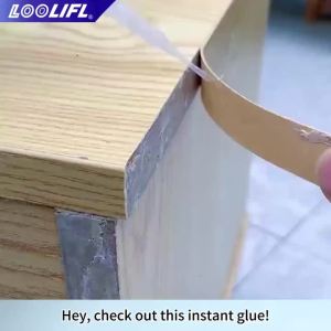 LOOLIFL | Super Glue Instant Strong Adhesive Fast Dry Waterproof Multi Material Glue for Metal Plastic Ceramic Wood DIY Repair Adhesive