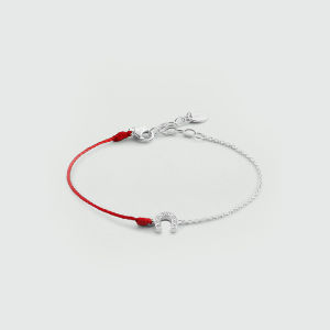 AGATHA | Equestrian Inspired Red Rope Bracelet