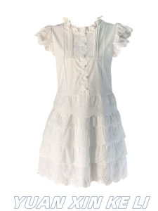 Váy Ngắn Chữ a Màu Trắng Ngọt Ngào Cho Nữ Mùa Hè 2023 Váy Công Chúa Tay Lỡ Không Tay Cổ Tròn Váy Ngắn Chữ a