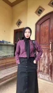 Rok Nuna Skirt Korean Style Bahan Cotton BOSS DIAMOND Premium Muat BB Standar Dan Jumbo