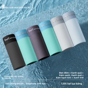 Quần lót nam MiiOW lụa băng không đường may cạp vừa thoáng khí
