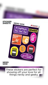 "Nerd Side" themed Sticker