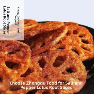 Spicy Peppery Deep-Fried Lotus Slices 100g