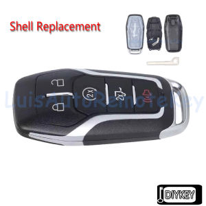5 Buttons Case Smart Remote Car Key Fob Shell Cover for Ford Fusion Explorer Edge Mustang F-150 F-250 for Lincoln MKC MKX MKZ