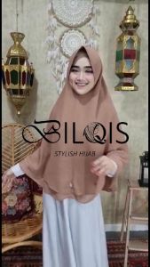 NURBANU KERUDUNG - KHIMAR SYARI PINGUIN 2 LAYER POLOS UKURAN XXL JUMBO PED SOFT BAHAN CERUTI PREMIUM