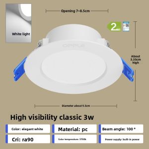 OPPLE | Recessed Ceiling Spotlight 10W