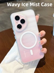 Honor 400 pro Phone Case Womens New Model Corrugated Magnetic Suction Protection Ultra Drop-resistant Luxury Sensation