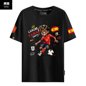World Cup Spain Team Fans Support T-Shirt Cotton