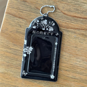 INS Korean Kpop Idol Photocard Holder 3 Inch Photocard Case Keychain Anime Game Card Storage Clip Fans Gift