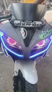 Lampu projie depan motor super terang ukuran 3.5 inch Universal Untuk Berbagai Kendaraan