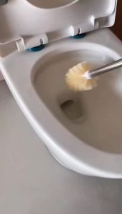 แปรงล้างห้องน้ำ 2in1 แปรงล้างห้องน้ำ 2in1 แปรงขัดสุขภัณฑ์ แปรงขัดโถส้วมพร้อมแปรงขัดซอก 2 ชิ้น