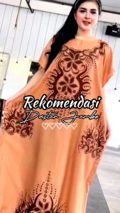 BISA COD - Daster Batik Kalong Kencana Wungu Jumbo LD 120 Motif SUKMARA  // Model Kelelawar //  Santung Rayon lembut nyaman di pakai // Pakaian Wanita sehari - hari // Gaun tidur