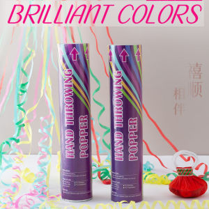 Jozoo Party Hand Throwing Confetti Poppers Wedding Birthday Throw Streamers