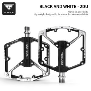 TOSUOD Bicycle Pedals Anti-slip Ultralight Waterproof Du Bearing MTB Road Bike Pedals Cycling Accessories
