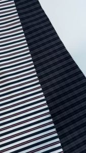 Kain Korea 100% Cotton Stripes Printed Bidang 60 -Mikawah Textiles Kain Pasang Korea