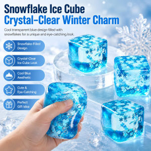Ice Cube Squishy Toys For Kids Giant Squishy Toys For Girls Squeeze Toys For Kids Slow Rising Squishy Toy Stress Relief Fidget Toy Soft Cute Gift Sensory Toy