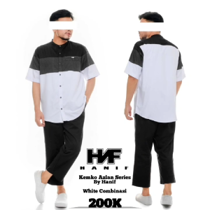 Koko Motif Azlan Series Premium By Hanif Original - Baju Koko Pria Lengan Pendek Terbaru