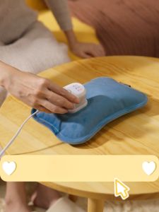 úi sưởi tay chườm bụng cao cấp Hanaleaf vải nhung lông mềm mại giữ ấm lâu sạc chống cháy nổ an toàn làm nóng nhanh