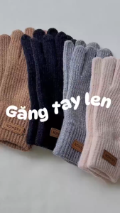 Găng Tay Len Nam Nữ Thiết Kế Đẹp Dày Giữ Ấm Cho Mùa Đông