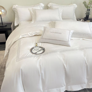 SHENGFUDAO | Premium Long-staple Cotton Solid Bedding Set Hotel Quality