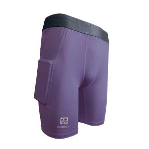 Mens Running Shorts Five Inches Marathon Sports Compression Quick Dry Professional Reflective Training Mobile Phone Pants